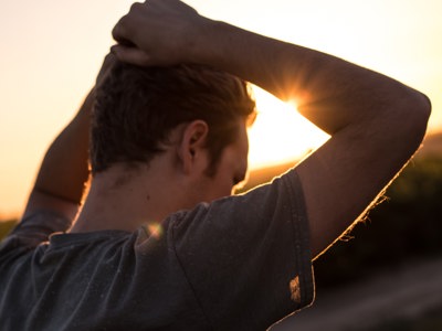 Male In Distress with Sunshine giving a little bit of hope Male In Distress with Sunshine giving a little bit of hope